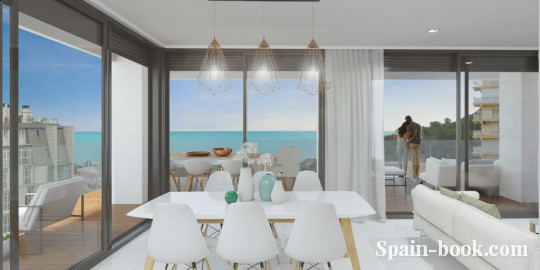 Апартаменты Новые апартаменты в 300м от пляжа в Кальпе, Аликанте, Коста Бланка, Кальпе