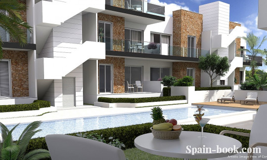 Апартаменты Новый резиденциальный комплекс в 500м от пляжа в Гран Алакант, Аликанте, Коста Бланка, Гран Алакант